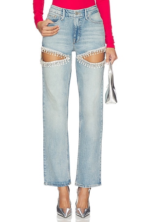 Good Icon Diamond Straight Jeans Good American