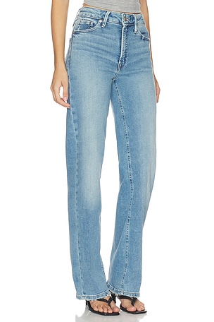 Good American Soft Tech Good True Straight Jeans in Blue. Size 20. Also