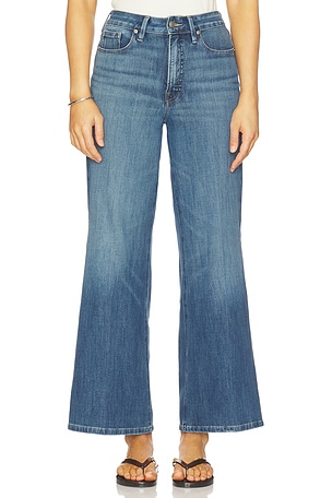 Soft Tech Good Waist Palazzo Ankle Jeans Good American
