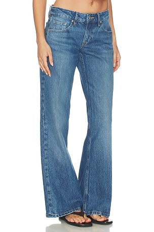 Good American Good Low Rise Loose Jeans in Blue
