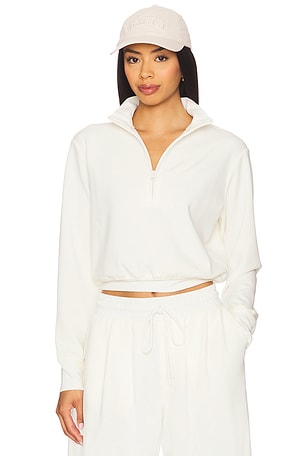 Air Soft Scuba Half Zip Sweatshirt Good American