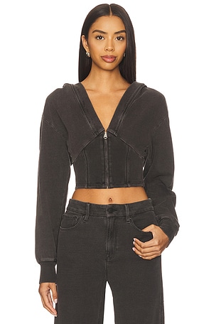 CAPUCHA CON CREMALLERA JEANIUS Good American