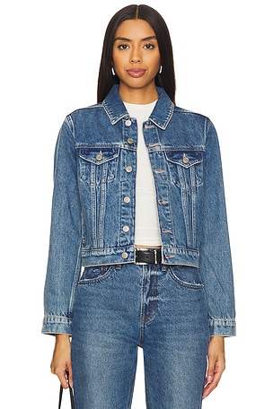 Shrunken Trucker Jacket Good American