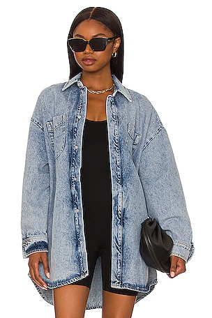 Denim Shacket Good American