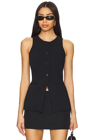 Luxe Suiting Sculpted Vest Good American