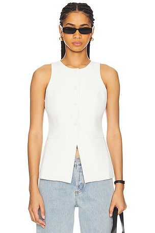 Luxe Suiting Sculpted Vest Good American