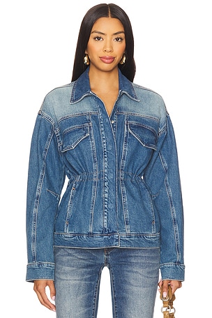 Barrel Sleeve Denim Jacket Good American