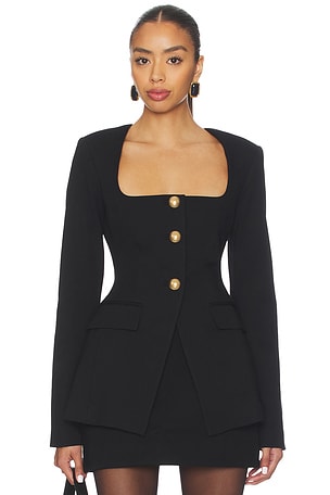Soft Stretch Ponte Sculpted Blazer Good American