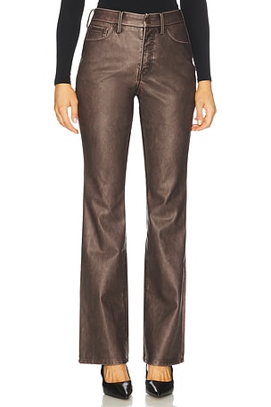 Good Classic Bootcut Faux Leather Pants Good American