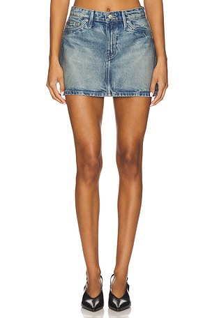 Coated Good 90s Mini Skirt Good American