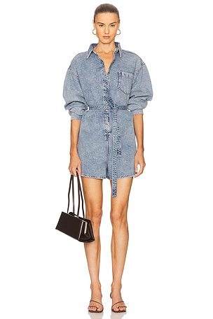 Denim Romper Good American