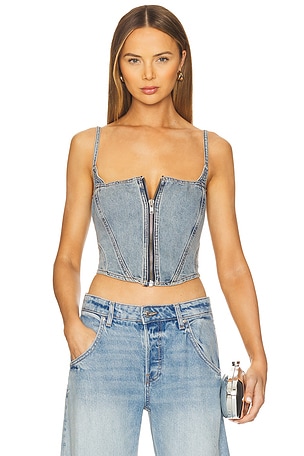 Denim Bustier Good American