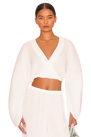 Plisse Sculpted Top Good American