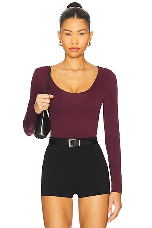 Scuba Scoop Neck Bodysuit Good American
