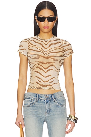 Mesh Baby Tee Shirt Good American