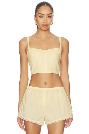 Poplin Buster Cami Top Good American