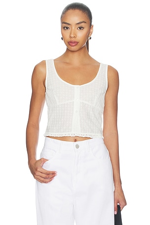 The Eyelet Top Good American