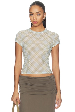 The Mesh Baby Tee Good American