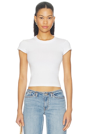 The Cap Sleeve Tee Good American