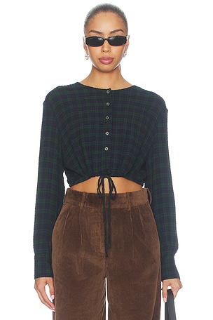 The Crinkle Cinched Shirt Good American