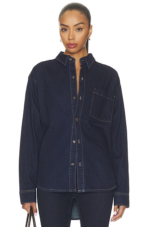 The Denim Oversized Shirt Good American