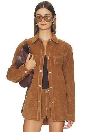 The Better Than Suede Overshirt Good American