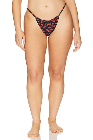 Good American Perfect Fit Bikini Bottom in Black