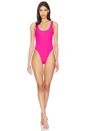 Square Neck One Piece Swimsuit Good American