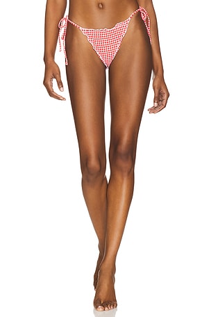 BAS DE MAILLOT DE BAIN GINGHAM CHEEKY HIPSTER Good American