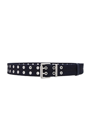 Double Eyelet Belt Denim Ganni