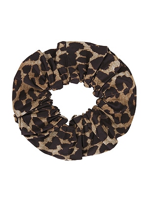 Printed Cotton Scrunchie Ganni