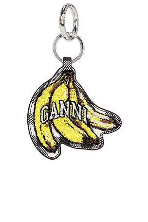Banana Velvet Keyring Ganni