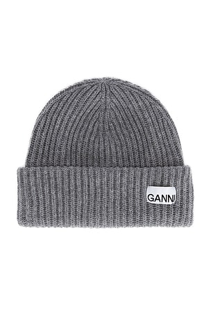 Structured Rib Beanie Ganni