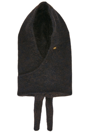 Brushed Mohair Balaclava Ganni