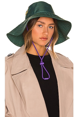 帽子 GANNI Recycled Tech Bucket Hat Print Ganni Recycled Tech Fabric Bucket Hat | Liberty