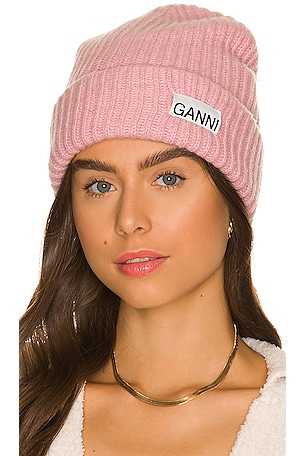 ganni❤︎beanie Ganni Beanie with logo | Women's | Vitkac