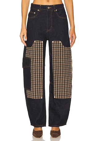 Neppy Denim Carpenter Jeans Ganni