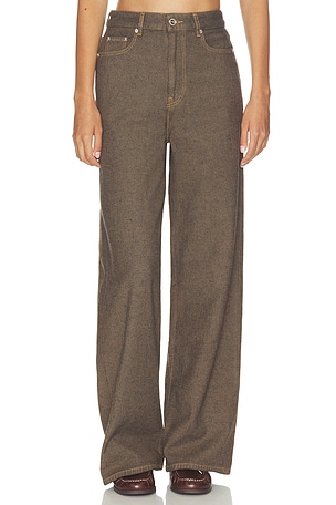 Neppy Denim Lari Jeans Ganni