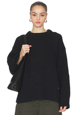 Chunky Wool Mix Sweater Ganni