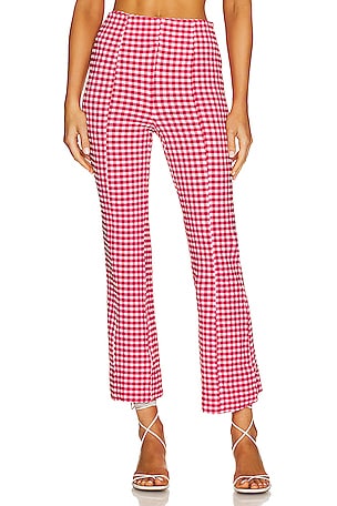 Seersucker Cropped Pants