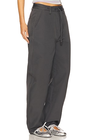 Ganni Heavy Curved Pants in Grey