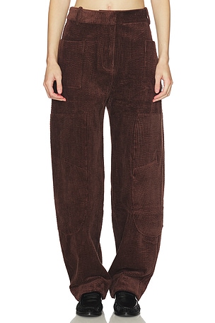 Seersucker Corduroy Pant Ganni