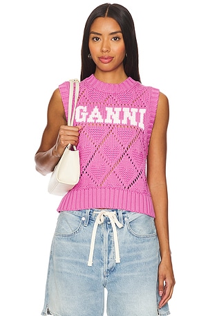 Rope Short Vest Ganni