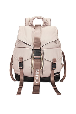 Recycled Tech Backpack Ganni