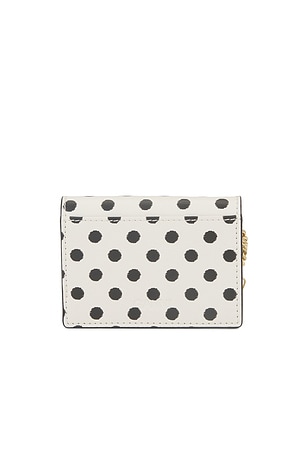 Ganni Bou Card Holder in Cream
