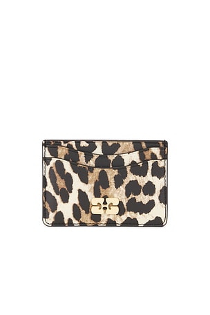 Bou Print Card Holder Ganni