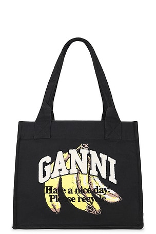 Banana Large Easy Shopper Ganni