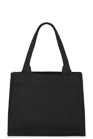 Ganni Banana Large Easy Shopper in Black