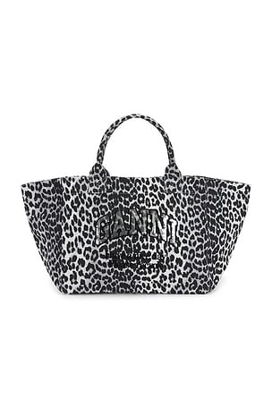 Shopper XXL Printed Sequin Tote Ganni