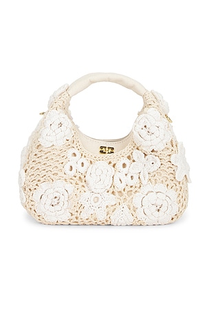 Ganni Hobo Mini Crochet Bag